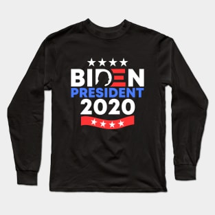 Joe Biden President 2020-2024 American Democratic Party US Presidential Election Long Sleeve T-Shirt